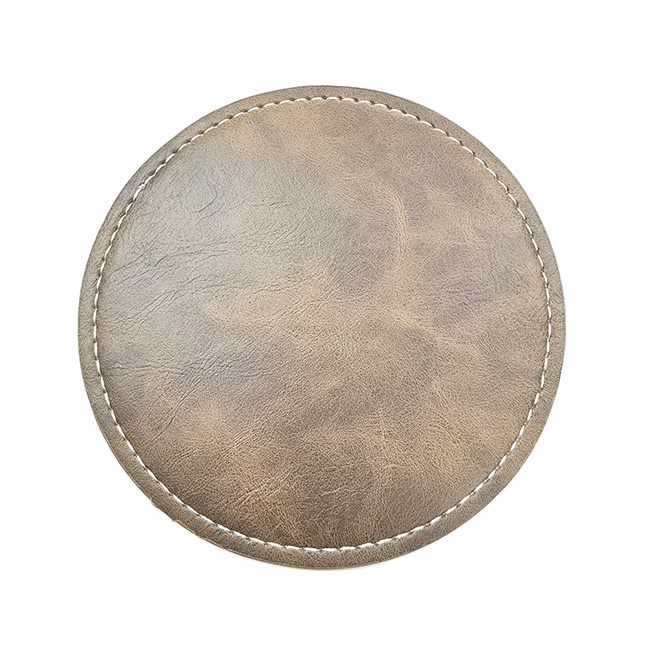 Leather Coaster Mat