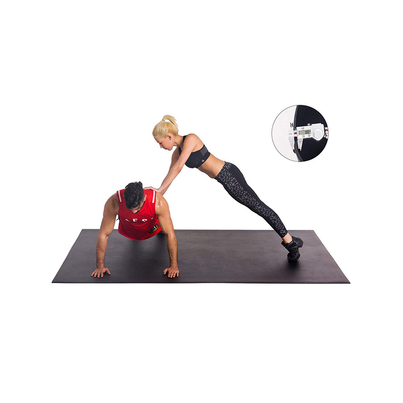 PVC Foam Yoga Mat Thick for Home Workout Gym Flooring Mat