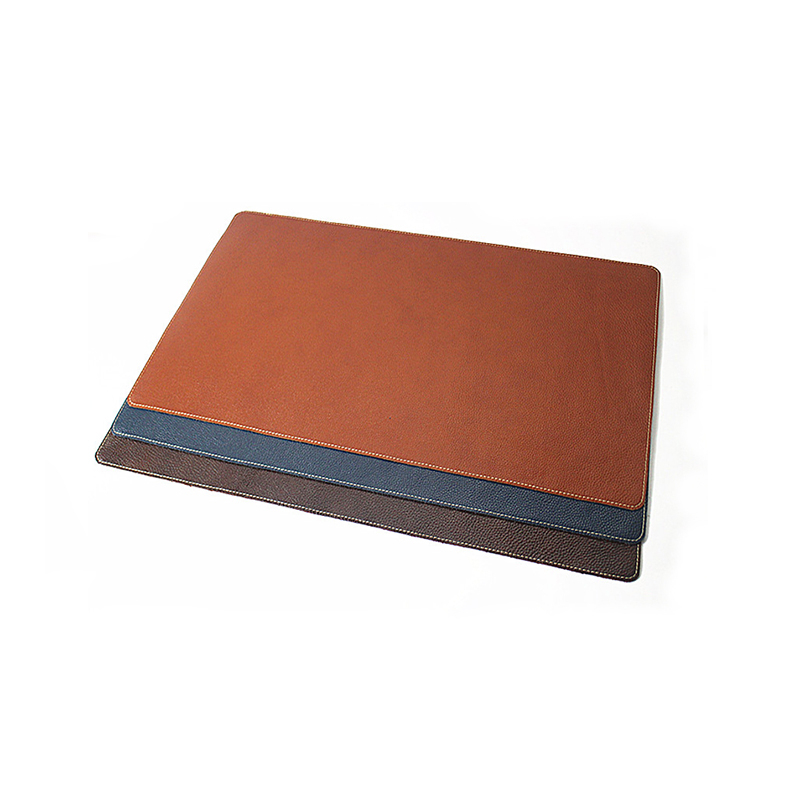 Oversized Genuine Leather Mouse Pad Custom Office Writing PU Waterproof Desk Mat