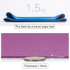 Odorless Pure Natural Rubber Covered Travel Yoga Mat