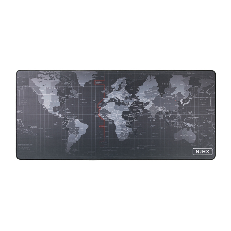 World Map Large Size Extended Professional Smooth Custom Rubber Gaming Mouse Pad