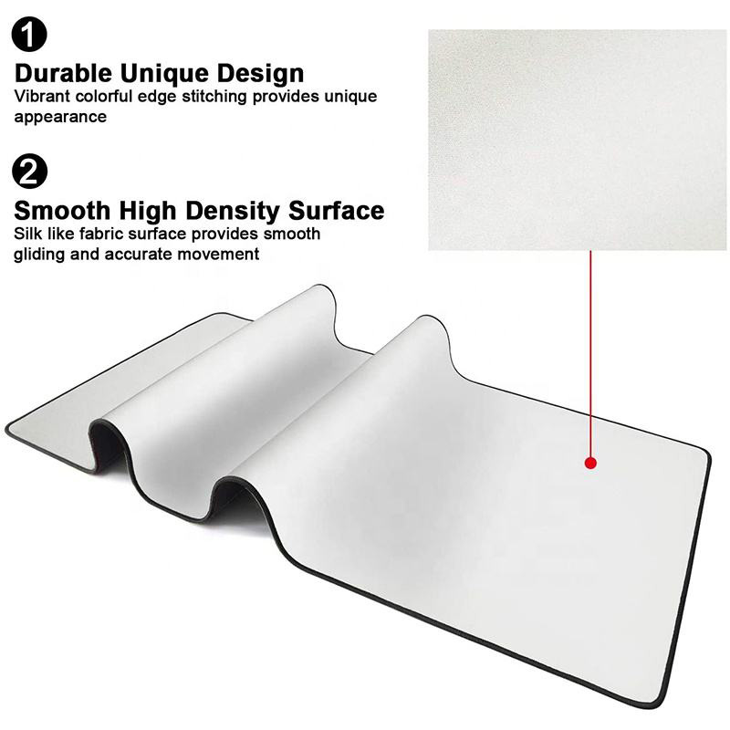 Large Lock Edge Natural Rubber Roll Materials Printing Blank Sublimation Mouse Pad