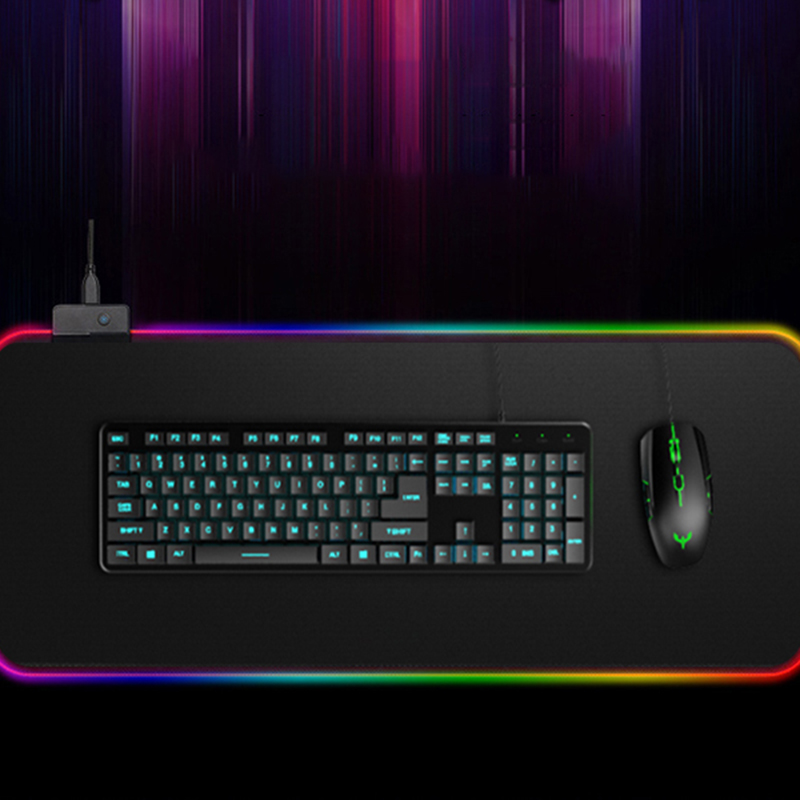Natural Rubber Large Custom Sublimation Gaming Led RGB Mouse Pads