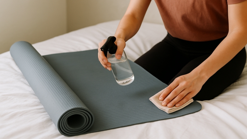 Keep Your Mat Clean on the Road
