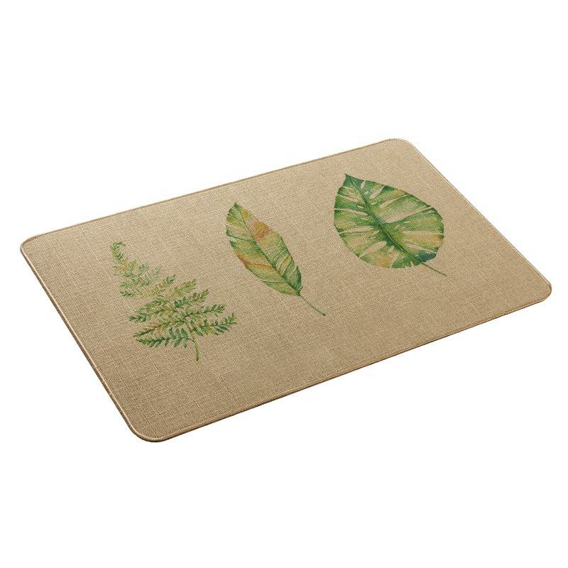 High Quality Absorbent Non-slip Kitchen Floor Mat Rubber Carpet Home Door Mat