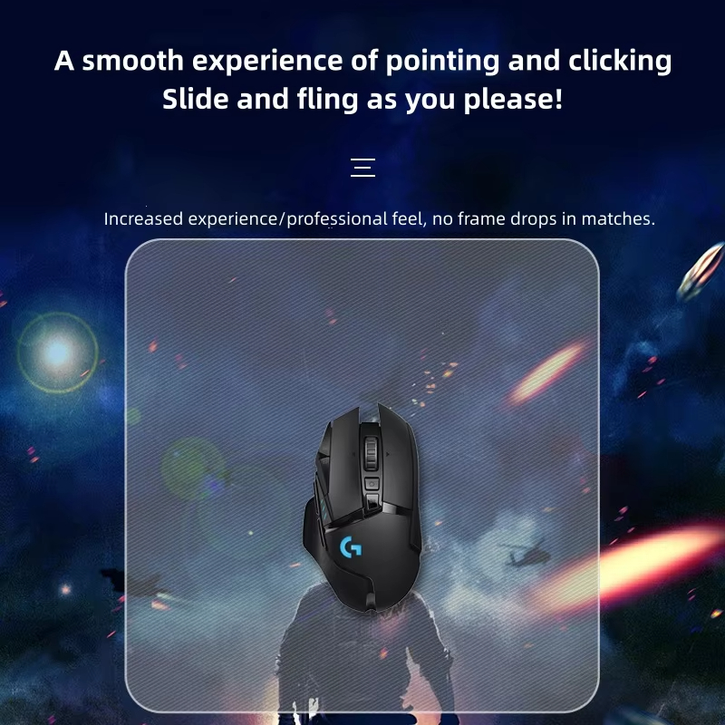 New PV Gaming Glass Mouse Pad Toughened New Upgrade Smoother Response FPS Gaming Business Glass Mouse Pad Customised Patterns