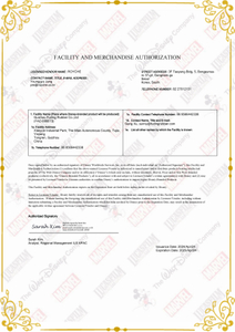 Facility and Merchandise Authorization