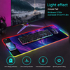 Natural Rubber Large Custom Sublimation Gaming Led Rgb Mouse Pads