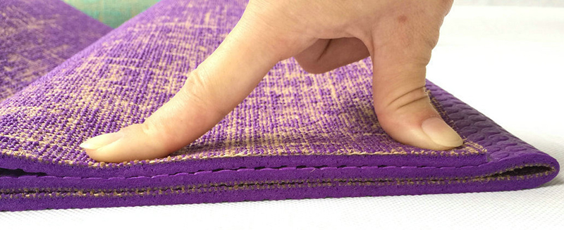 pvc jute yoga mat Detail-03