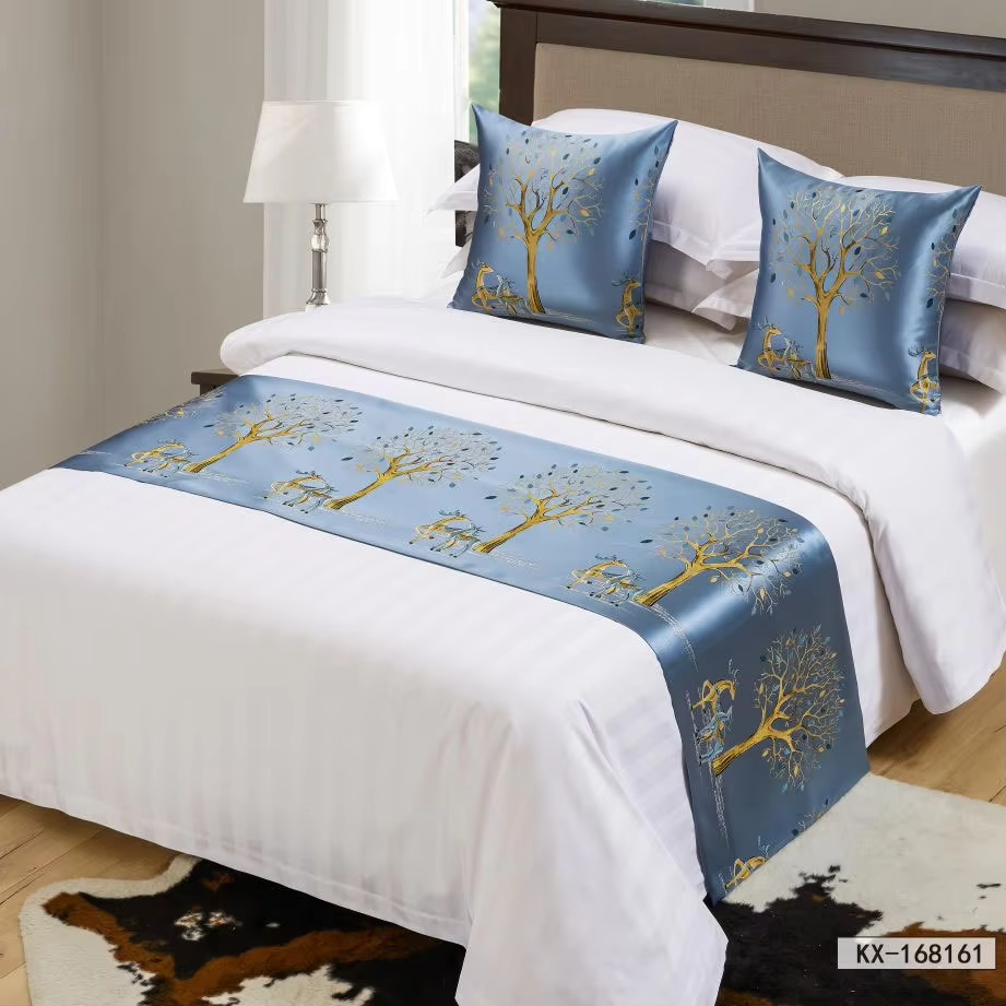 Runner Long Bed Runner Matching Pillow Hotel Bed Runner Cushion Cover Bed End Towel Beddings