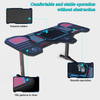 Esports Office Modern Custom Ergonomic Laptop Table L Shaped Gamer Desk Mat RGB Study Gaming PC Computer Table Desk Mat