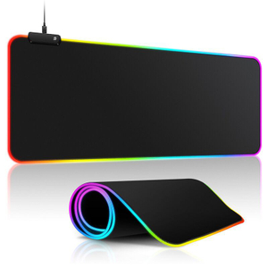 Wireless Charger Natural Rubber Large Custom Sublimation Gaming Led RGB Mouse Pads