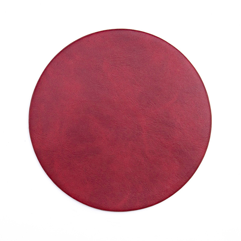 Leather Coaster Mat