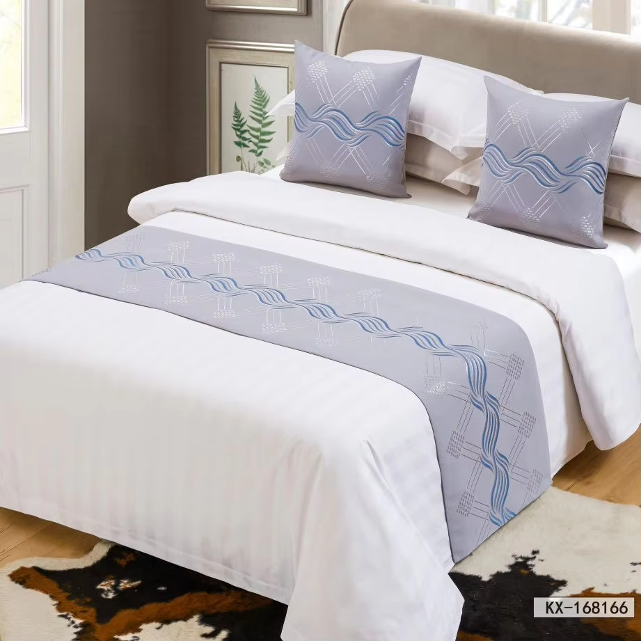 Runner Long Bed Runner Matching Pillow Hotel Bed Runner Cushion Cover Bed End Towel Beddings