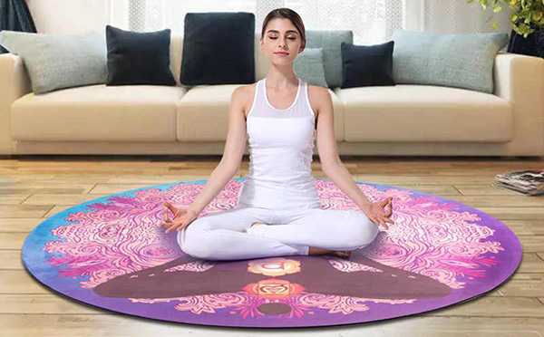 custom other style nature rubber yoga mat 2