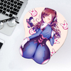 Custom 3D Breast Mouse Pad Sexy Boob Mousepad with Wrist Rest