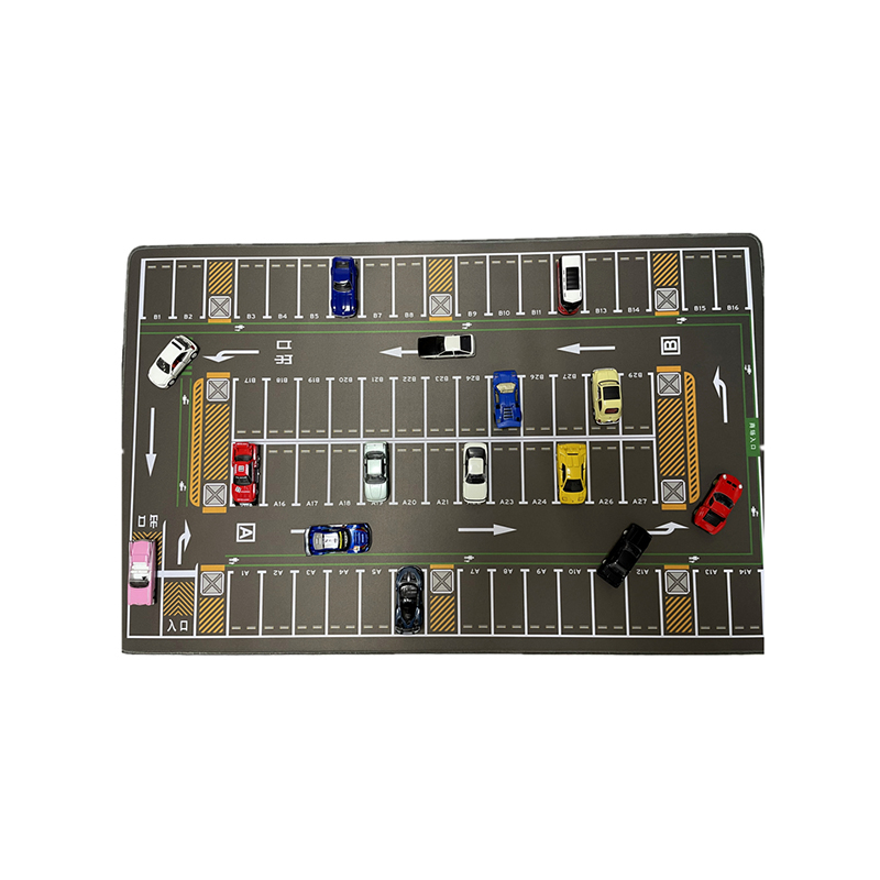 Car Model Parking Lot Rubber Mouse Pad