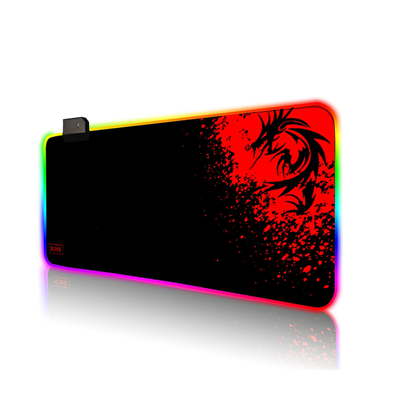 Natural Rubber Large Custom Sublimation Gaming Led RGB Mouse Pads