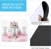 Wholesale Sublimation Mouse Pads Non Slip Rubber Blank Mouse Pad Round Rectangle Heart Shaped White Mouse Pad